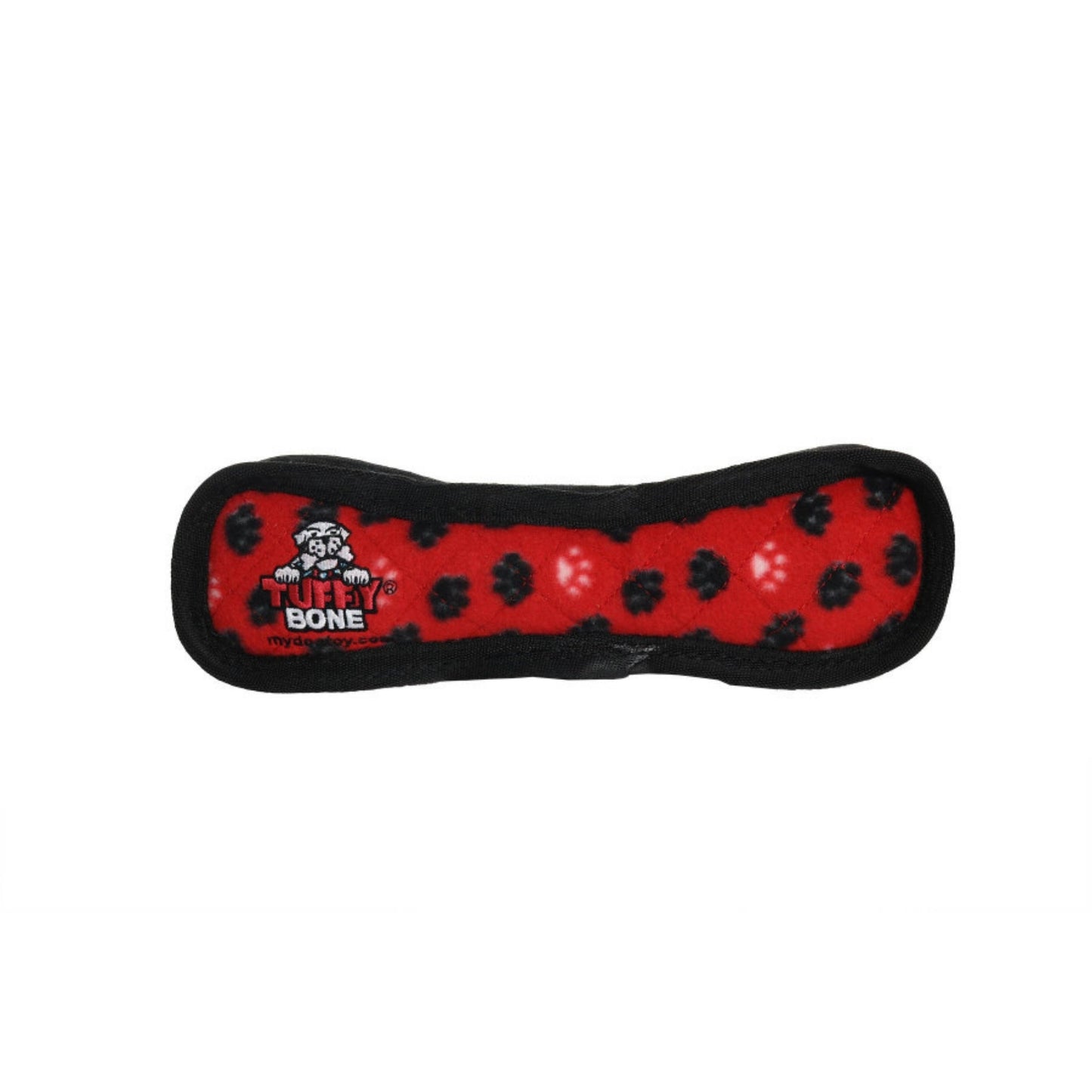Tuffy Ultimate Bone Durable Dog Toy Red Paw, 1ea/13 in