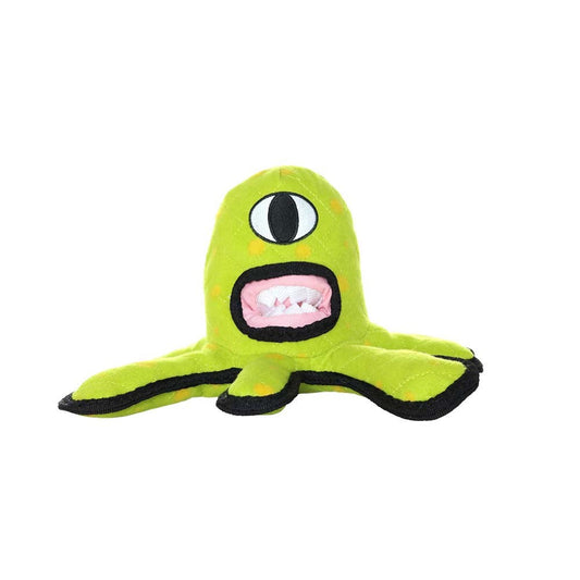 Tuffy Alien Durable Dog Toy Green, 1ea/12 in