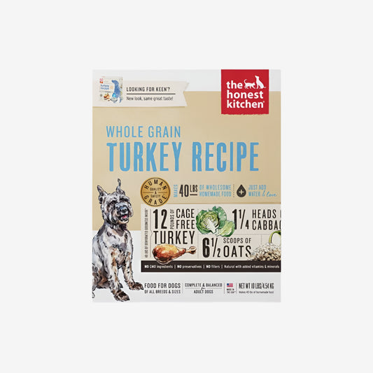 The Honest Kitchen Keen Whole Grain Turkey Dehydrated Dog Food 10 Lbs