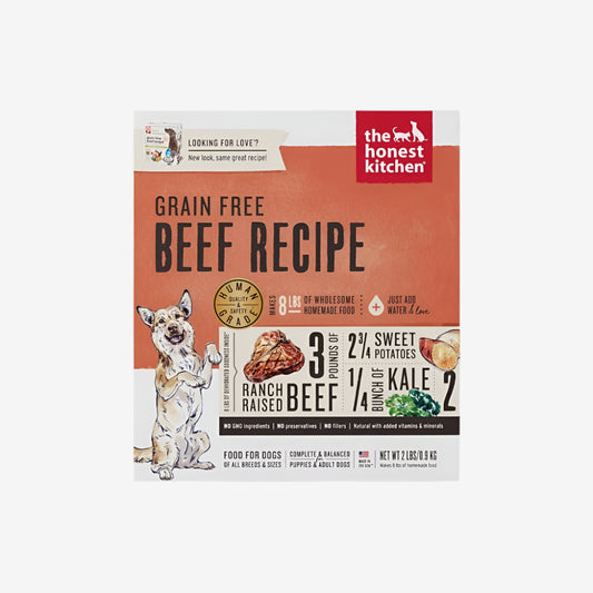 The Honest Kitchen Love Grain Free Beef Dehydrated Dog Food 2 Lbs