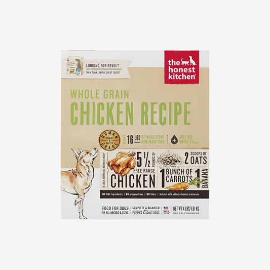 The Honest Kitchen Revel Whole Grain Chicken Dehydrated Dog Food 4 Lbs