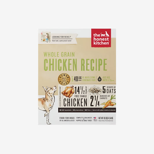 The Honest Kitchen Revel Whole Grain Chicken Dehydrated Dog Food 10 Lbs