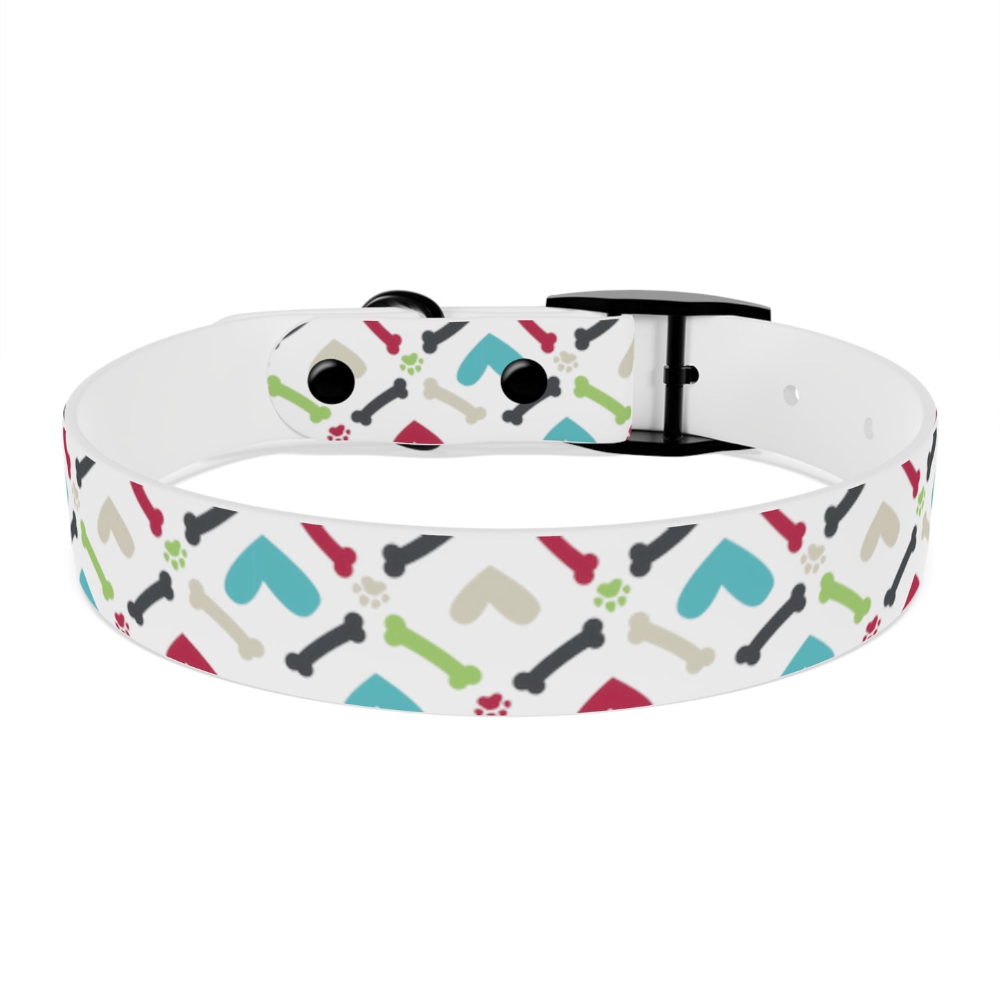 Bones, Paw prints and Hearts Oh My! Dog Collar