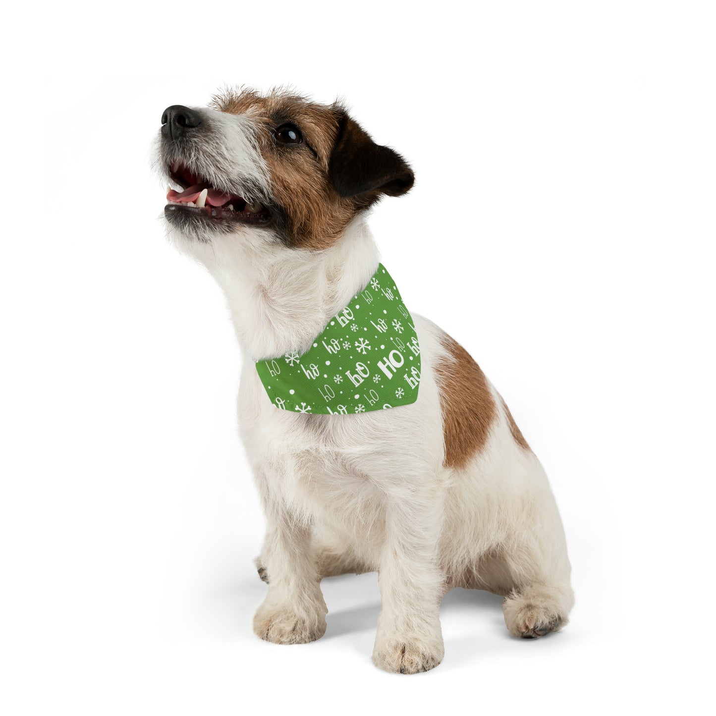 Ho Ho Ho Collar Bandana ~ Green