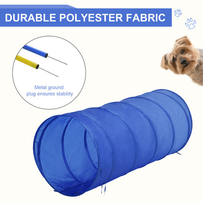 PawHut Backyard Competitive Dog Agility Training Kit Obstacle Course Equipment