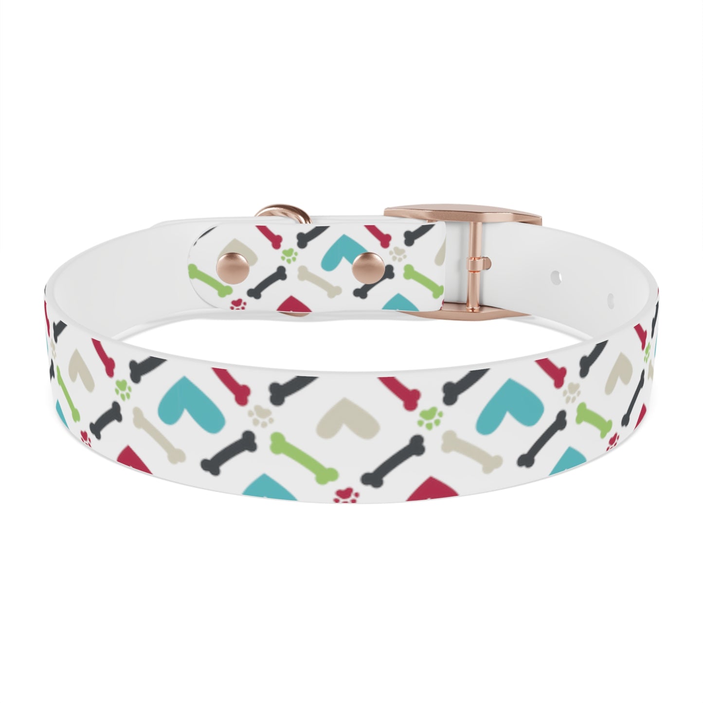 Bones, Paw prints and Hearts Oh My! Dog Collar