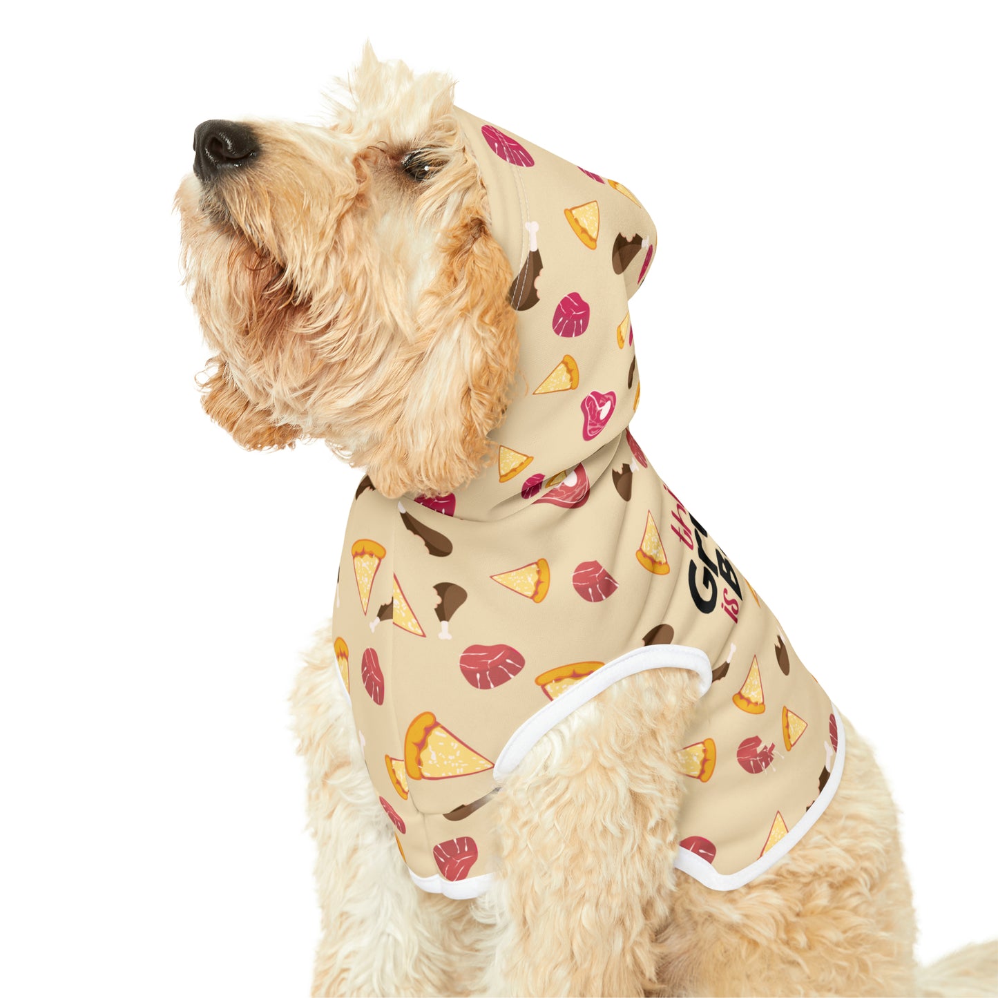 Bougie Grubber Tan Pet Hoodie