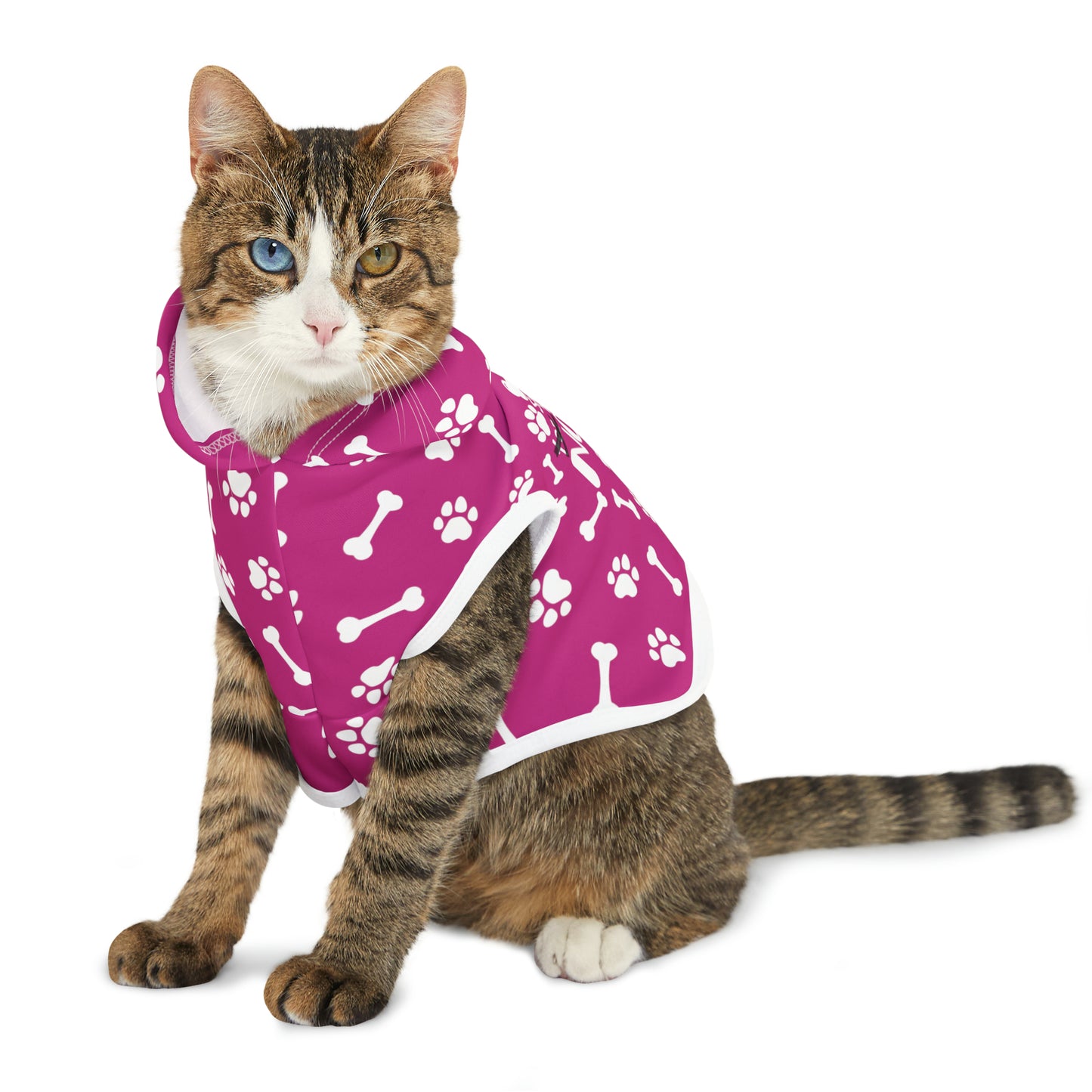 Spill the Treats Fuchsia Pet Hoodie