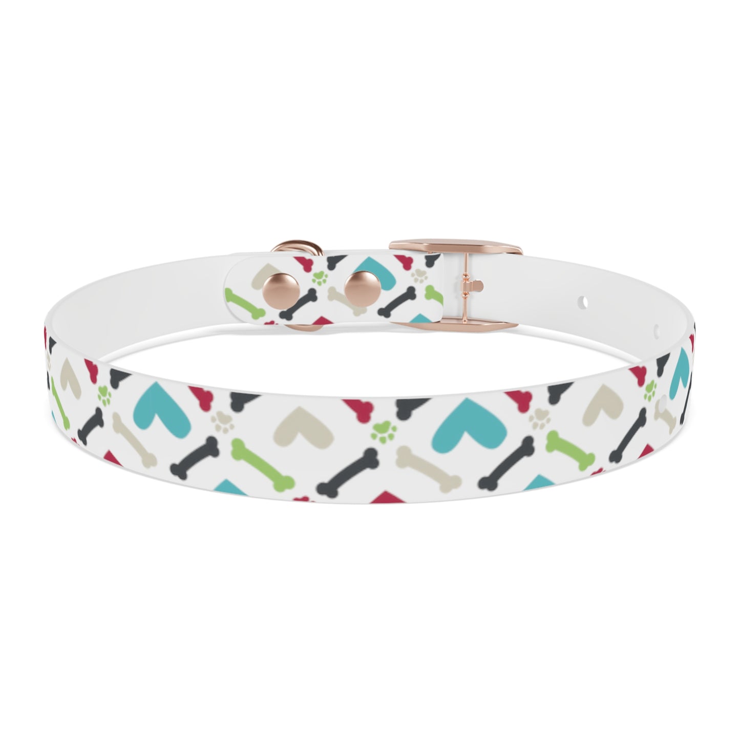 Bones, Paw prints and Hearts Oh My! Dog Collar