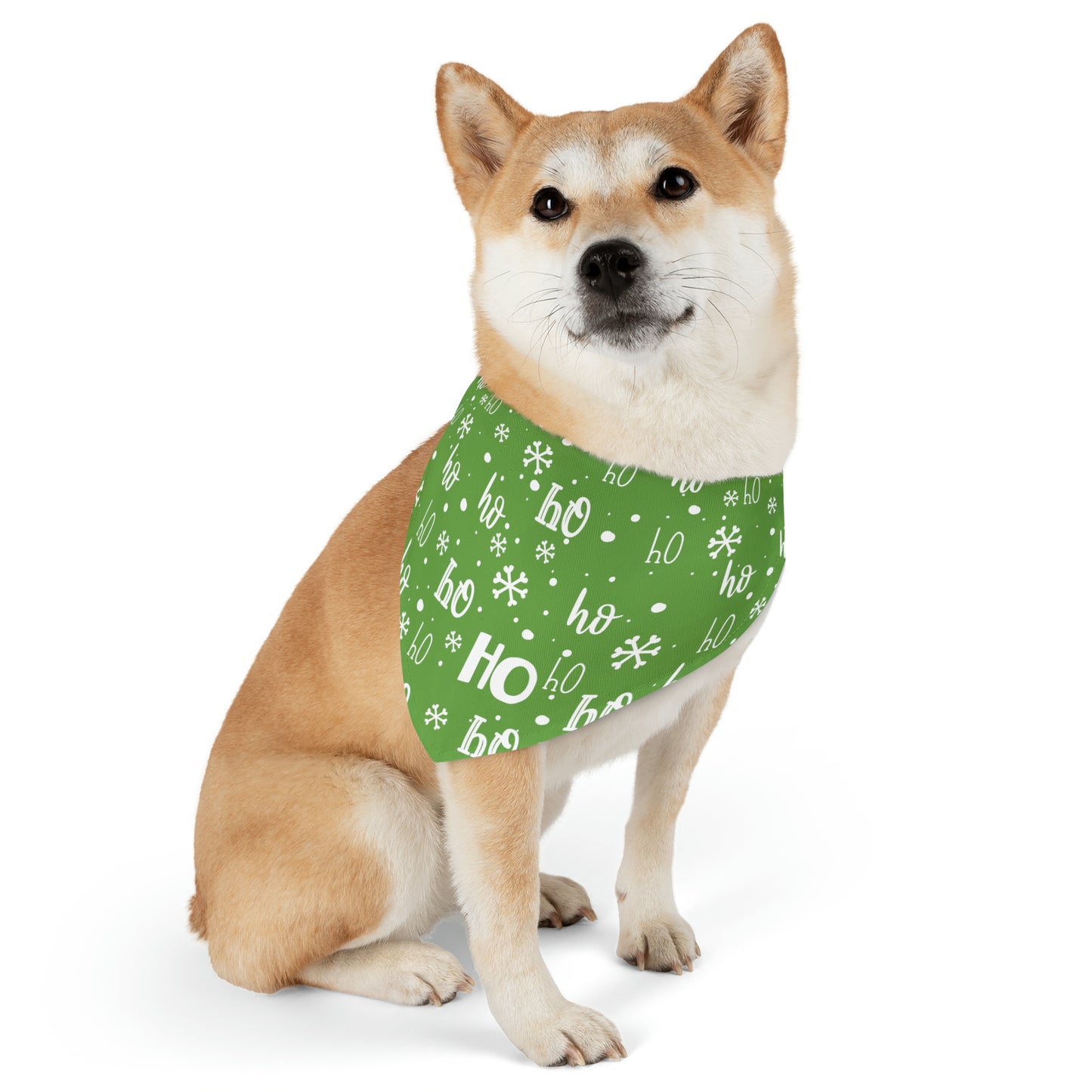 Ho Ho Ho Collar Bandana ~ Green