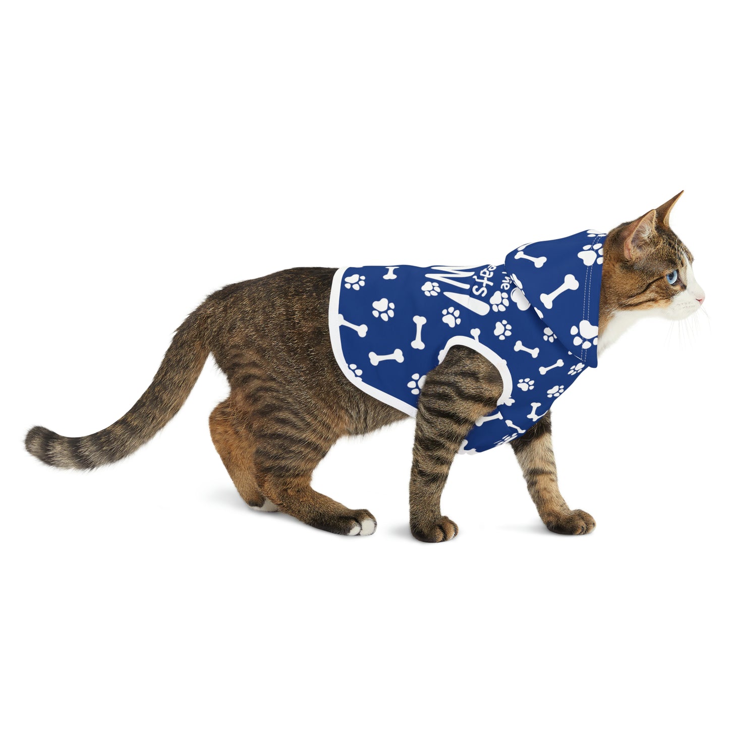 Spill the Treats Navy Blue Pet Hoodie