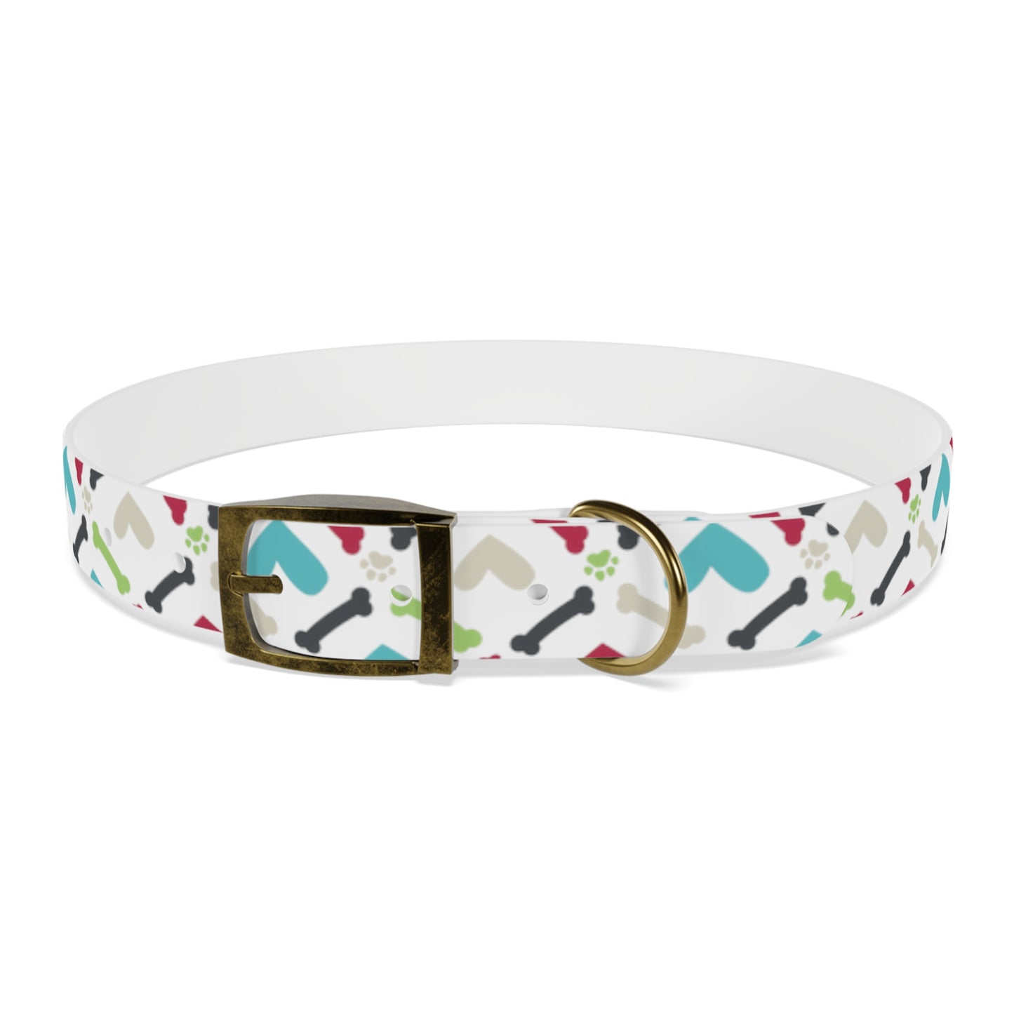 Bones, Paw prints and Hearts Oh My! Dog Collar