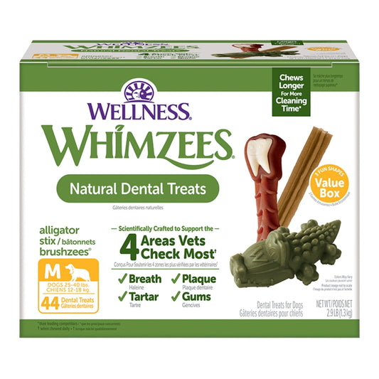 Whimzees Freshzees Dental Stick Value Box  Md 44 ct