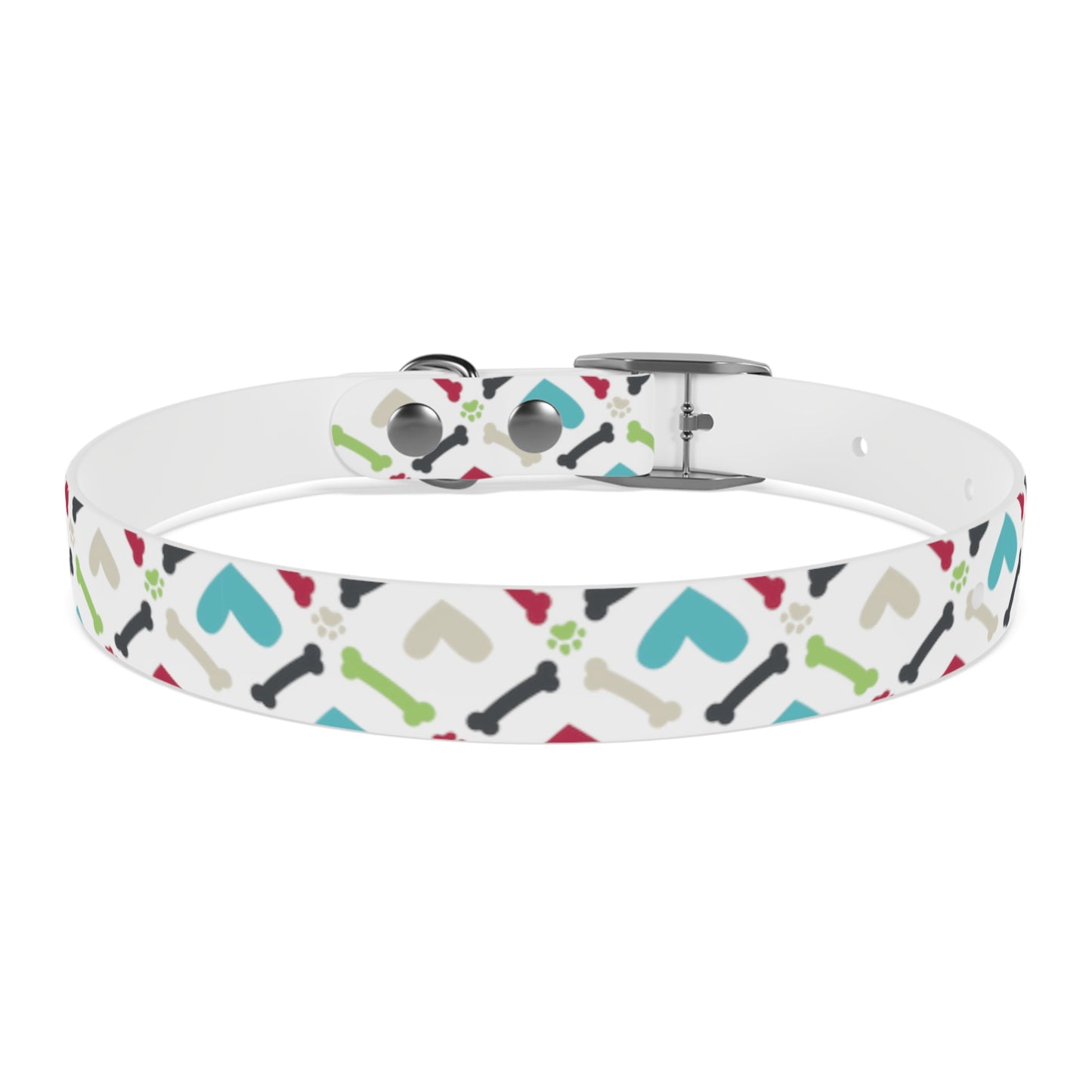 Bones, Paw prints and Hearts Oh My! Dog Collar