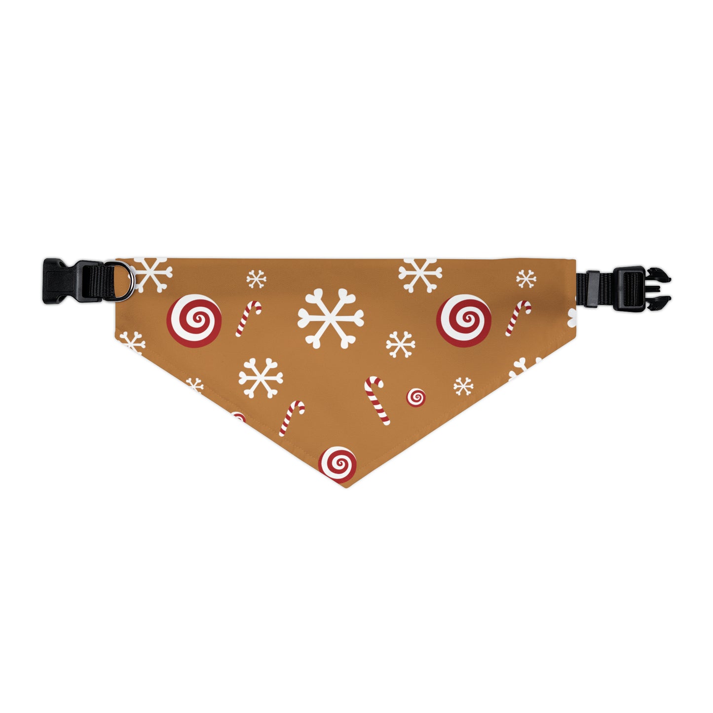 Candy Cane Collar Bandana ~ Ginger Bread