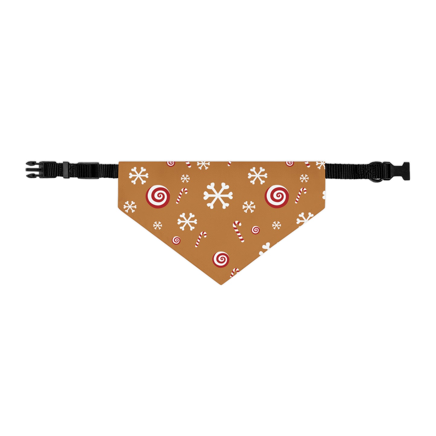 Candy Cane Collar Bandana ~ Ginger Bread