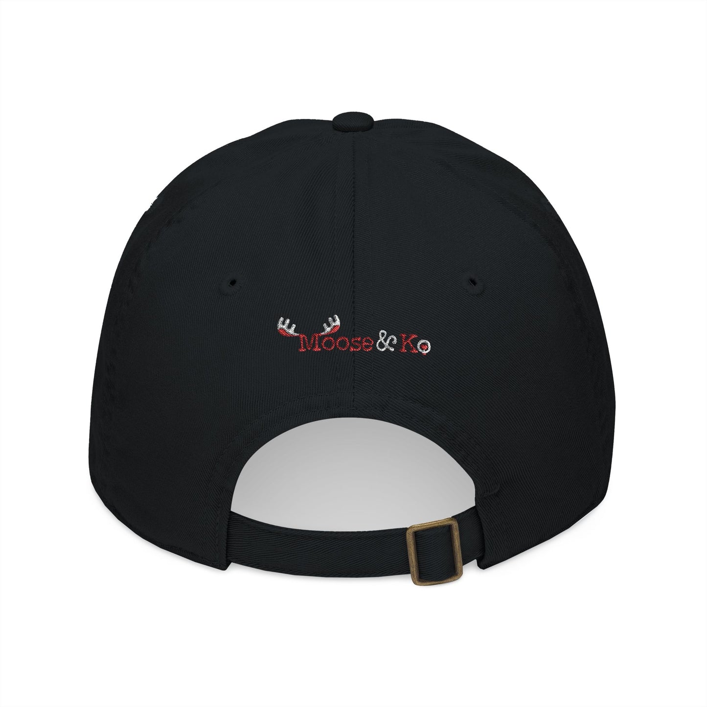 Moose & Ko. Embroidered Baseball Cap ~ Eco-Friendly 100 % Organic Cotton
