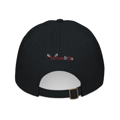 Moose & Ko. Embroidered Baseball Cap ~ Eco-Friendly 100 % Organic Cotton