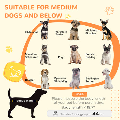 PawHut Dog Crate Furniture with Water-resistant Cushion, Dog Crate End Table with Double Doors, Indoor Pet Crate for Small Medium Dogs Indoor Use, White