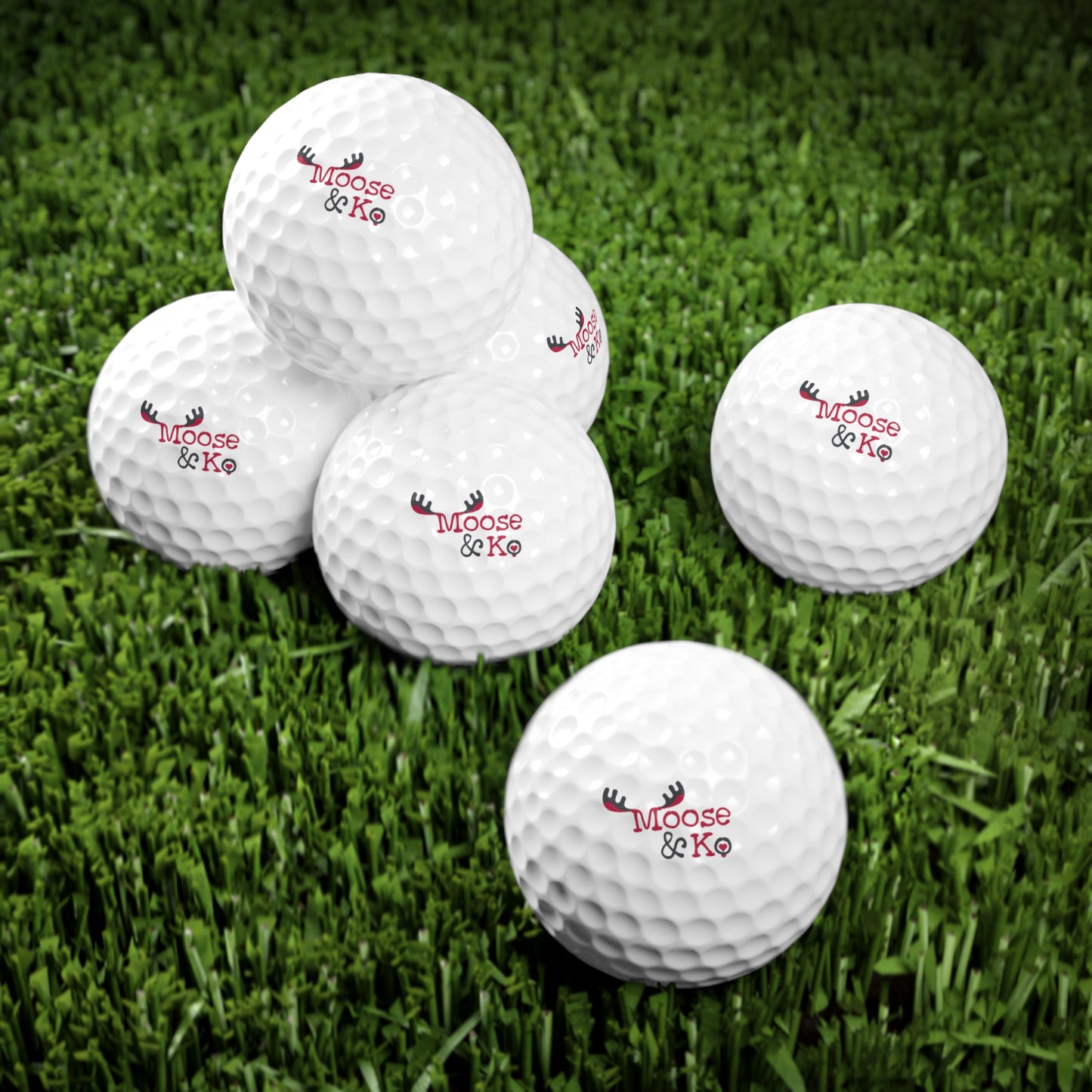 Moose & Ko. Golf Balls Set