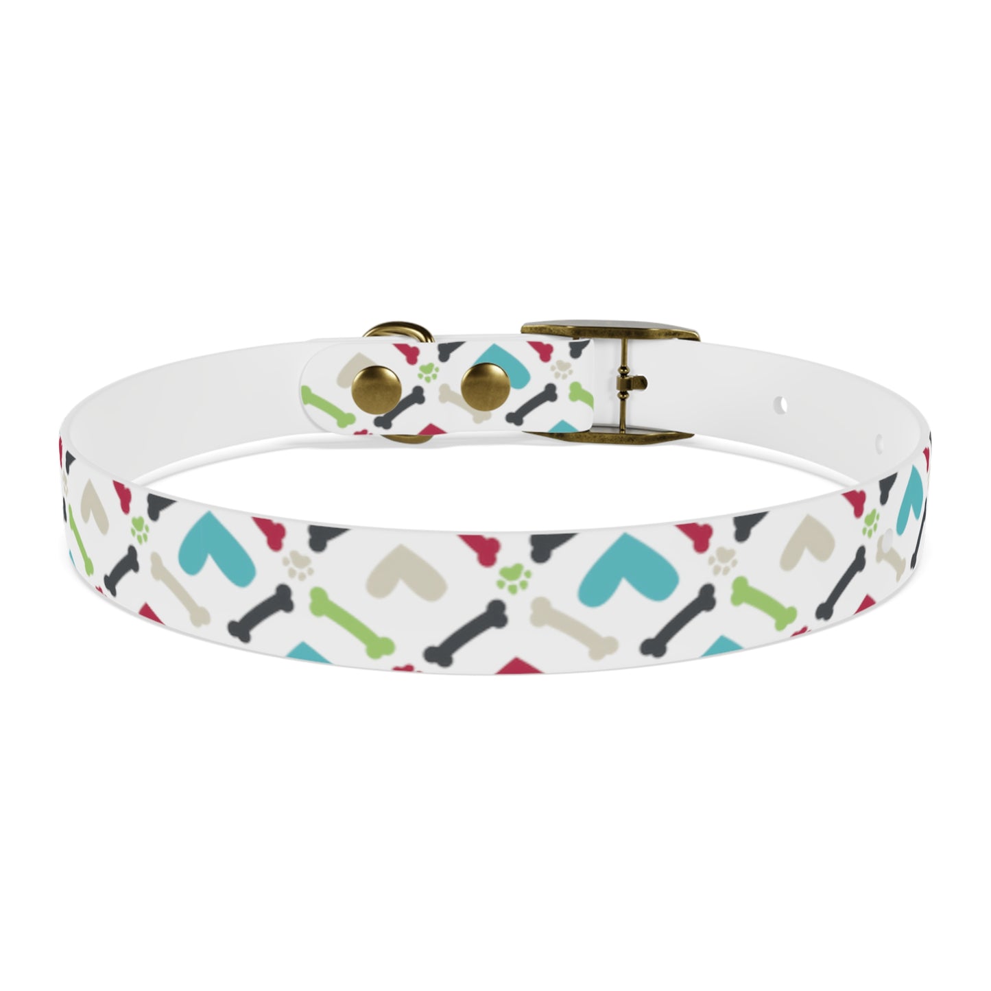 Bones, Paw prints and Hearts Oh My! Dog Collar