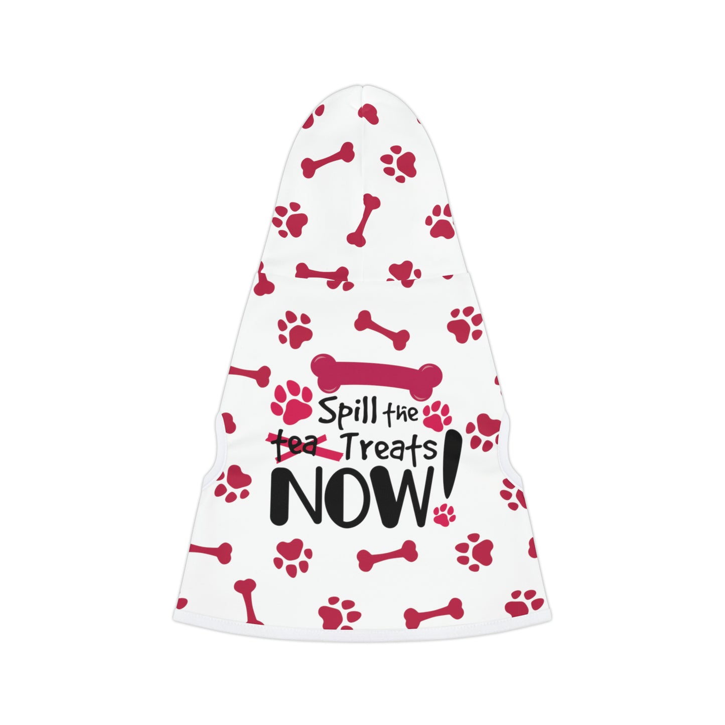 Spill the Treats RED Pet Hoodie