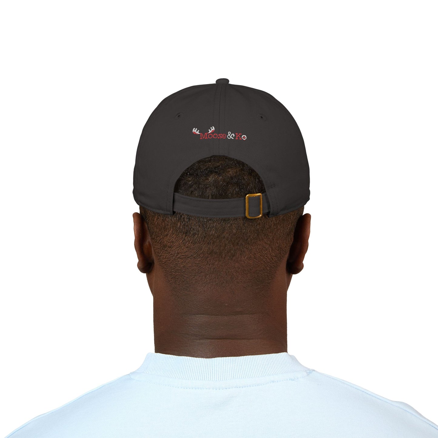 Moose & Ko. Embroidered Baseball Cap ~ Eco-Friendly 100 % Organic Cotton