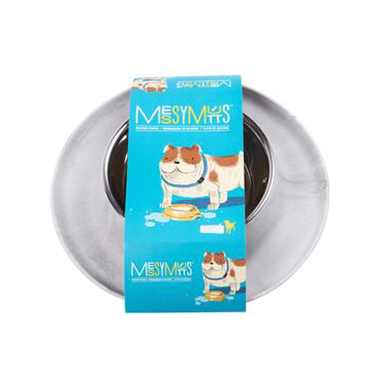 Messy Mutts Dog Feeder Marble 1.5 Cup