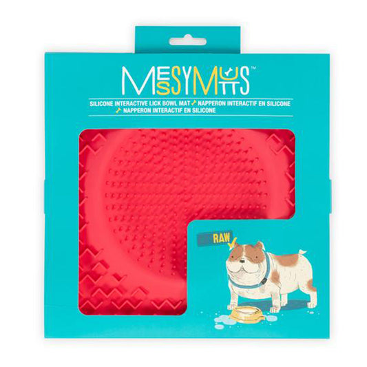Messy Mutts Dog Therapeutic Licking Bowl Watermelon