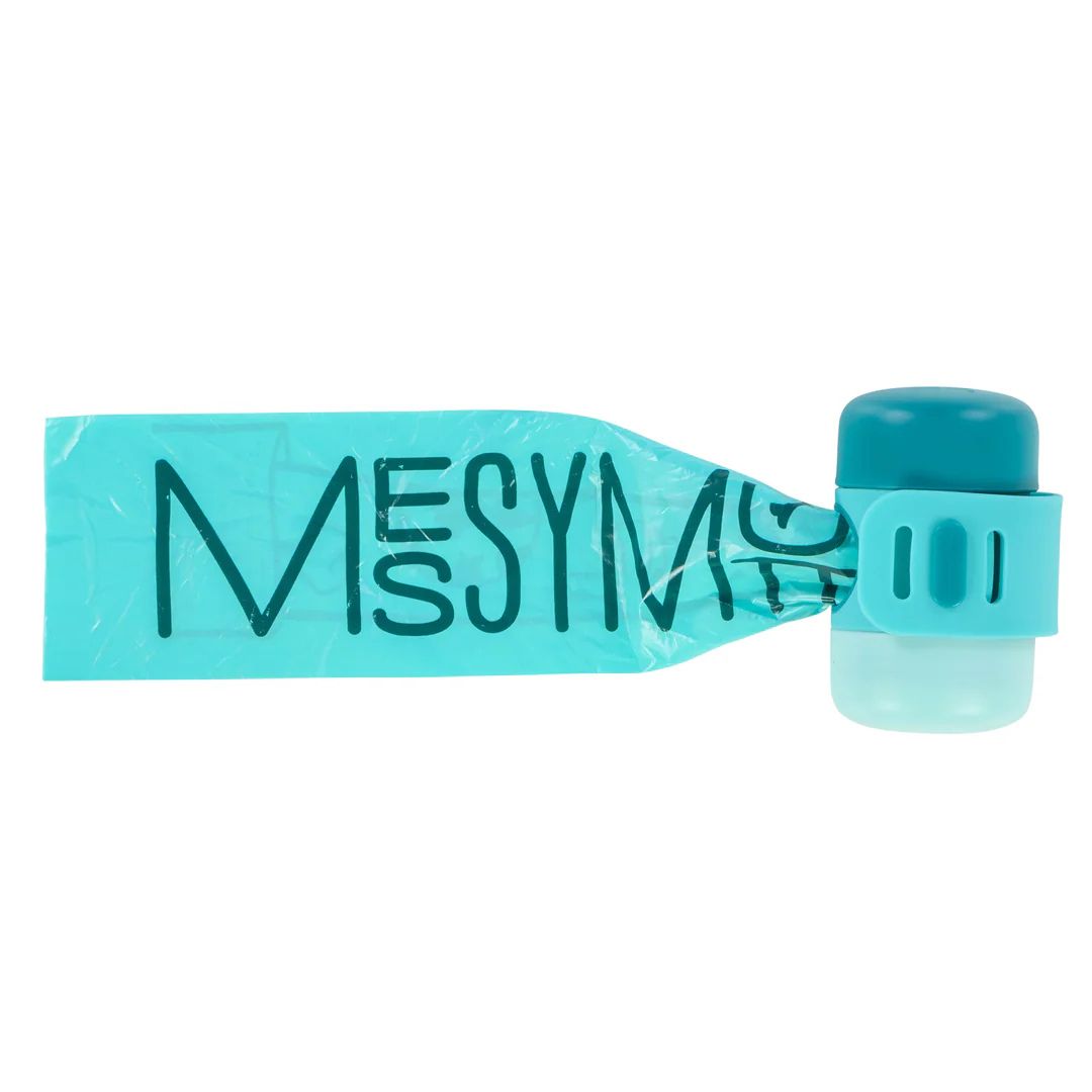 Messy Mutts Dog Waste Bag Holder With Strap Blue