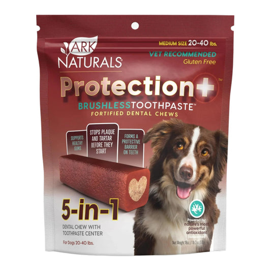 Ark Naturals Protection+ Toothpaste 5 In1 1 Lb 2oz. Bag Medium Chews