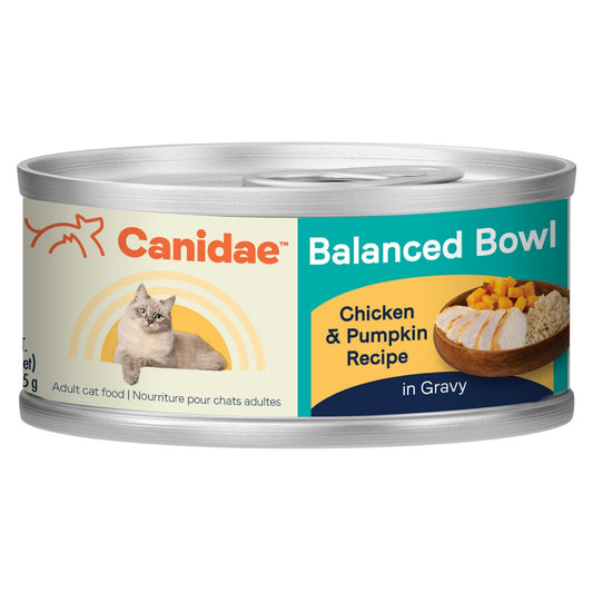 CANIDAE Balanced Bowl Canned Cat Food Chicken & Pumpkin 3oz