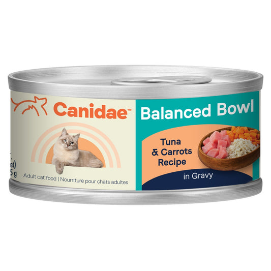 CANIDAE Balanced Bowl Canned Cat Food Tuna & Carrots 3oz