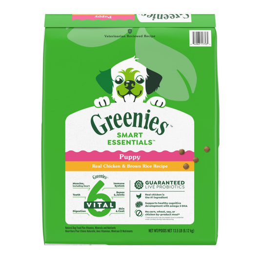 Greenies Smart Essentials Puppy High Protein Dry Dog Food Chicken 13.5lbs