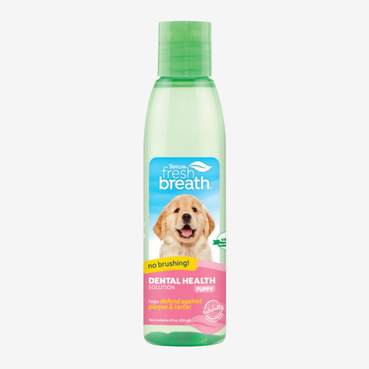 TropiClean Fresh Breath Dental Health Solutions for Puppies 1ea/8oz.
