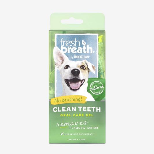 TropiClean Fresh Breath Oral Care Gel for Dogs 1ea/4 oz