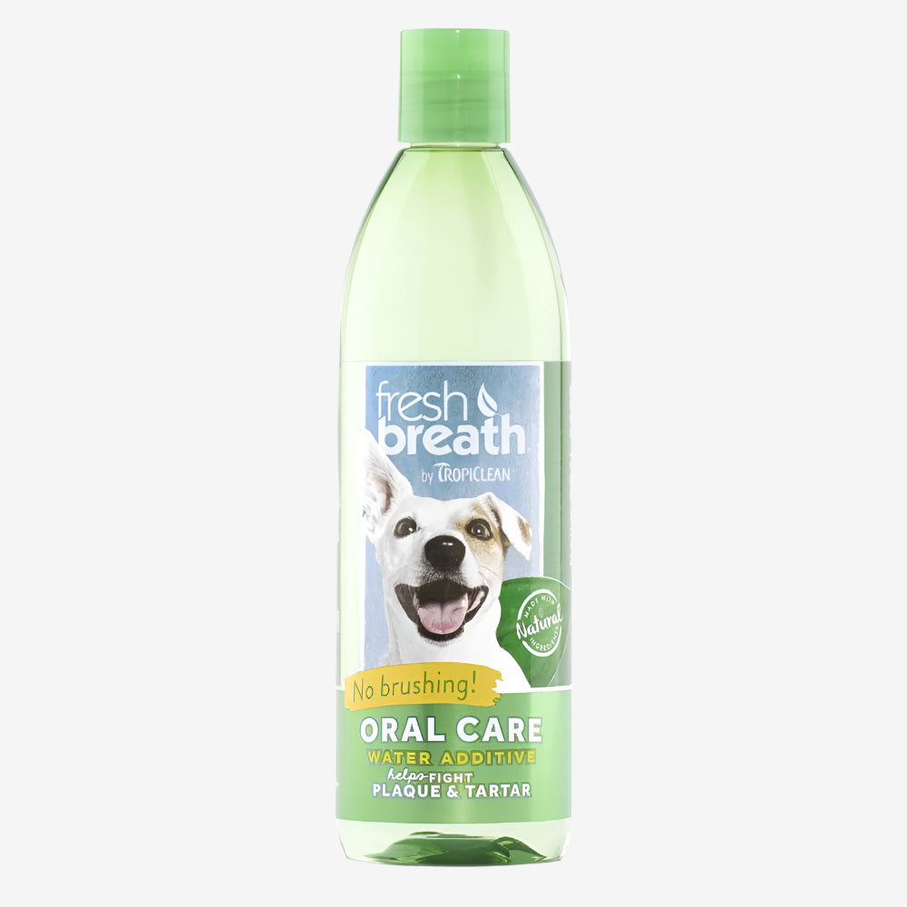 TropiClean Fresh Breath Oral Care Water Additive for Dogs 1ea/16 fl oz