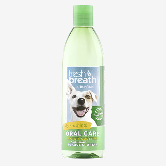 TropiClean Fresh Breath Oral Care Water Additive for Dogs 1ea/16 fl oz