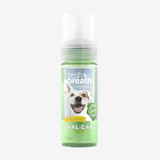 TropiClean Fresh Breath Mint Foam for Dogs 1ea/4.5 oz
