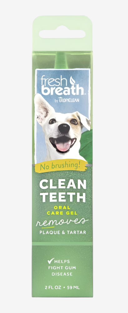 TropiClean Fresh Breath Oral Care Gel for Dogs 1ea/2 oz