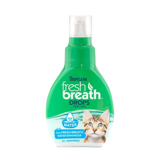 TropiClean Fresh Breath Oral Care Water Additive for Cats 1ea/2.2 Fl. oz