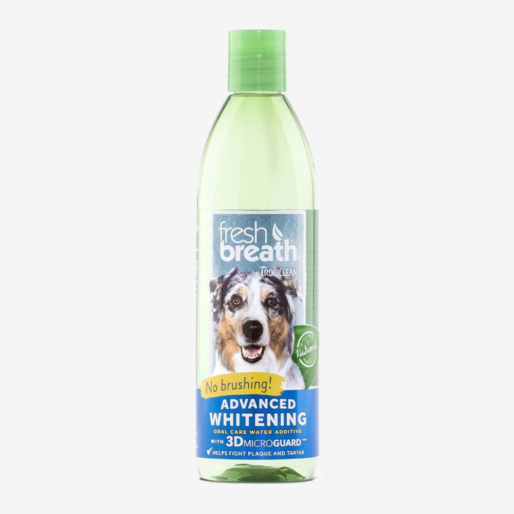 TropiClean Fresh Breath Advanced Whitening Oral Care Water Additive for Dogs 1ea/16 fl oz
