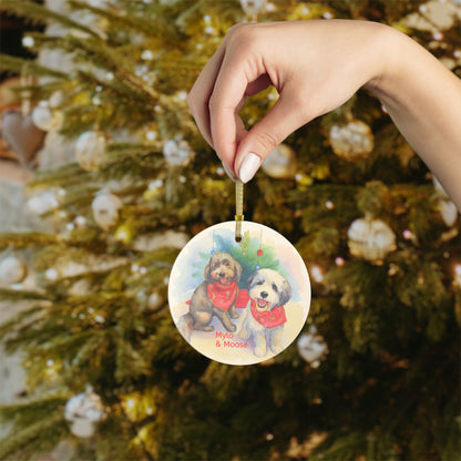 Fur-ever Memories Personalized Glass Ornament
