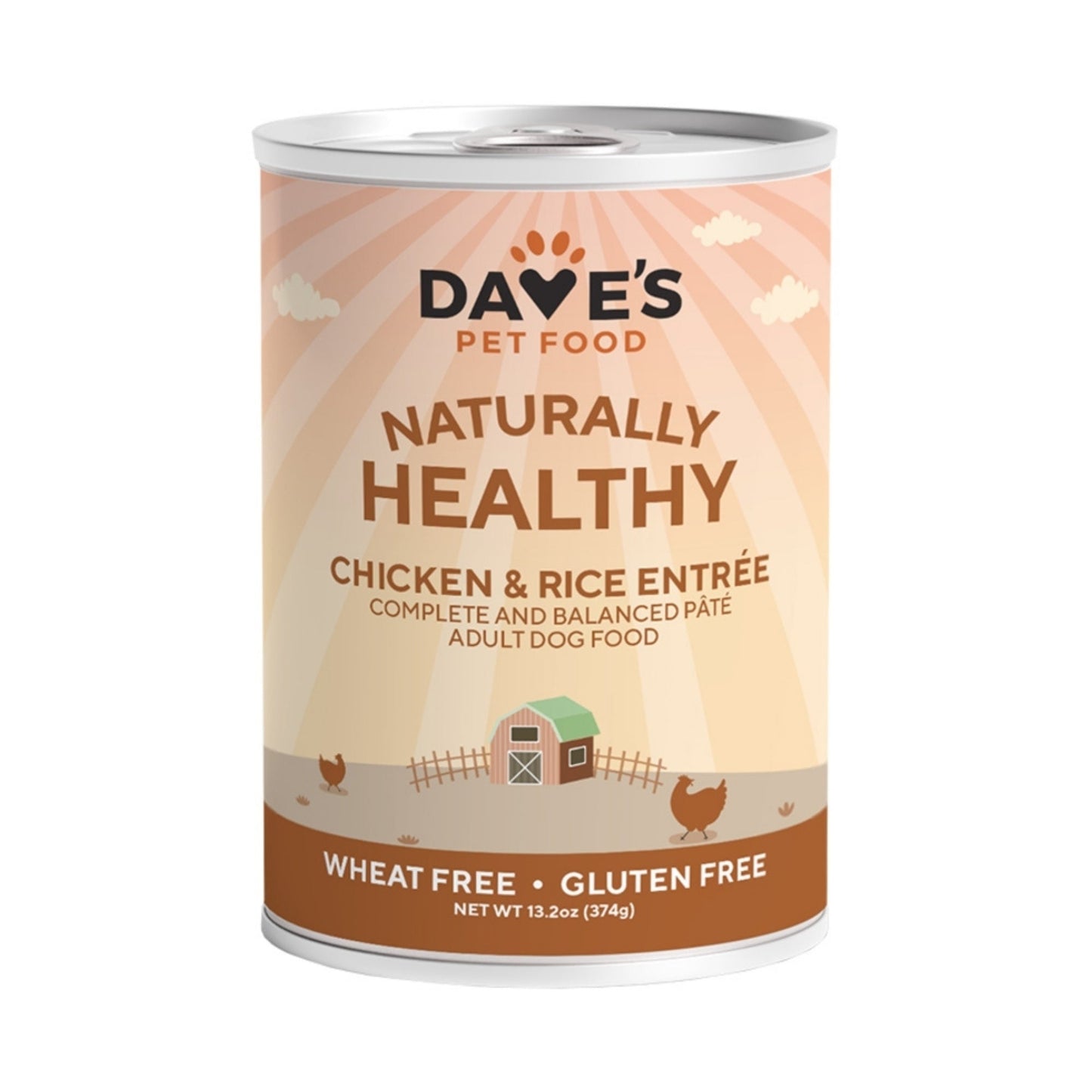 Dave's Pet Food Naturally Healthy Chicken & Rice Recipe 13.2 oz (Case of 12)