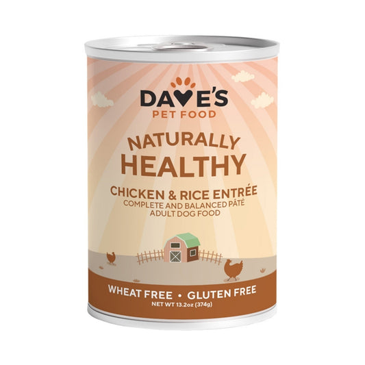 Dave's Pet Food Naturally Healthy Chicken & Rice Recipe 13.2 oz (Case of 12)