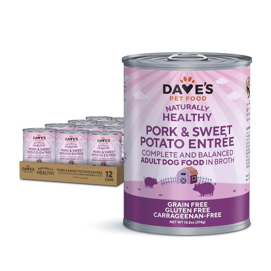 Dave's Pet Food Grain Free Pork & Sweet Potato 13.2 oz