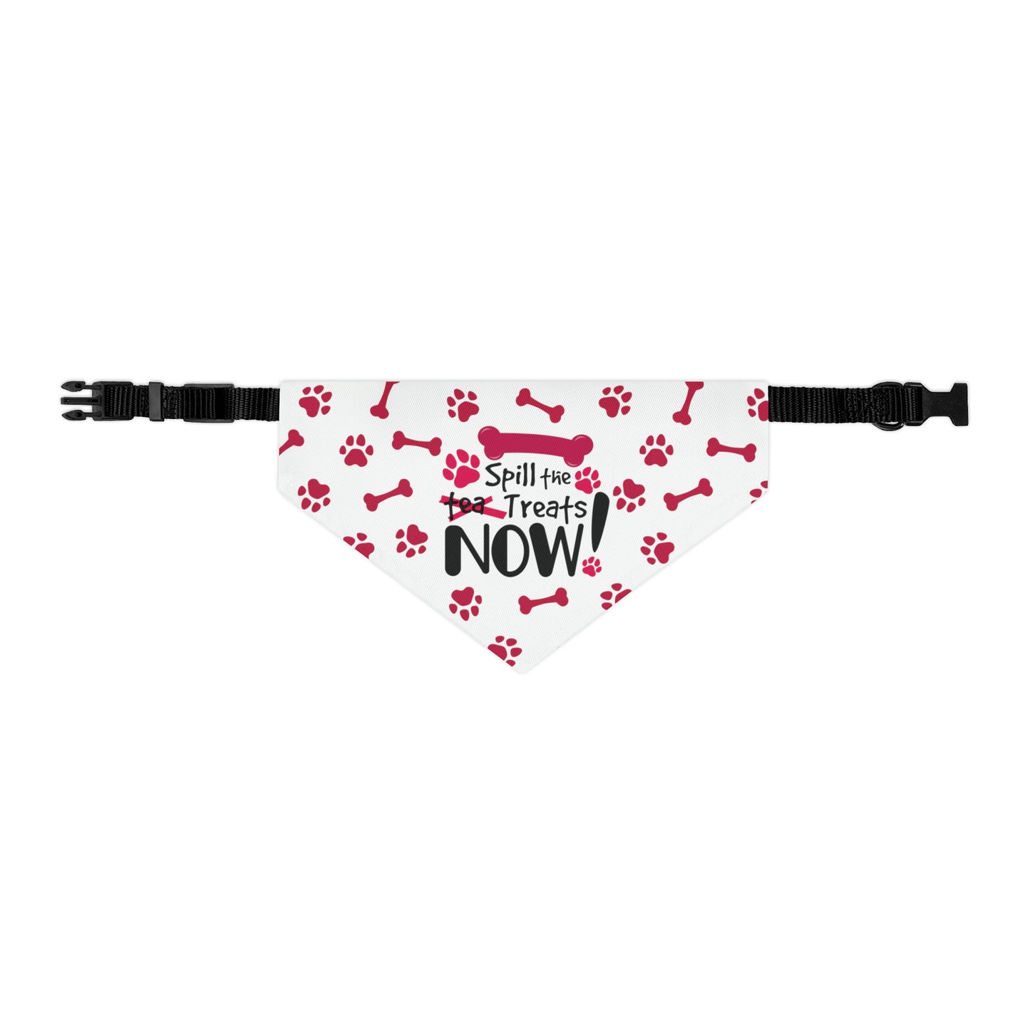 Spill the Treats - Pet Bandana Collar