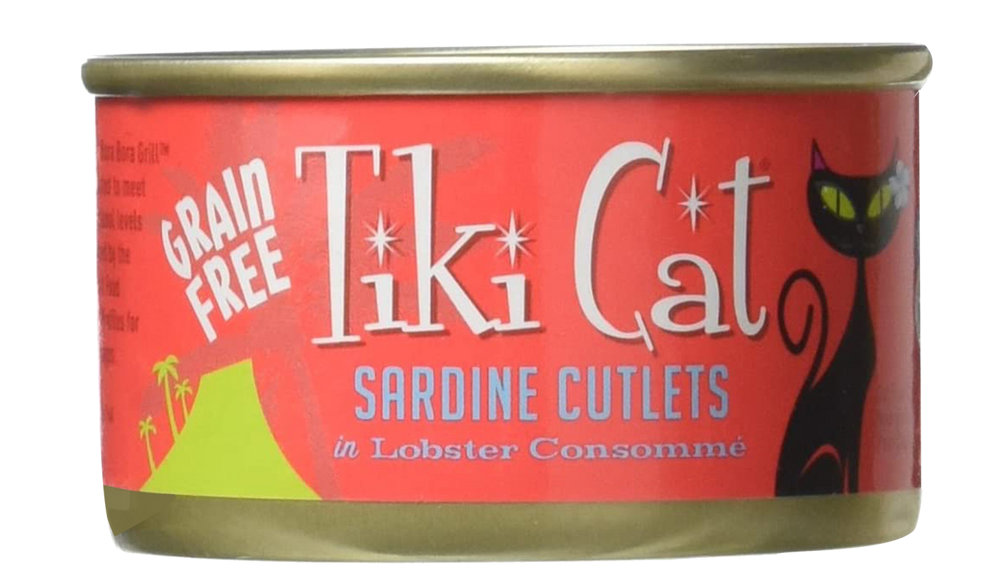 Tiki Pets Cat Hawaiian Grill Bora Bora Sardine Lobster 2.8oz. (Case of 12)