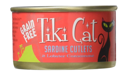 Tiki Pets Cat Hawaiian Grill Bora Bora Sardine Lobster 2.8oz. (Case of 12)