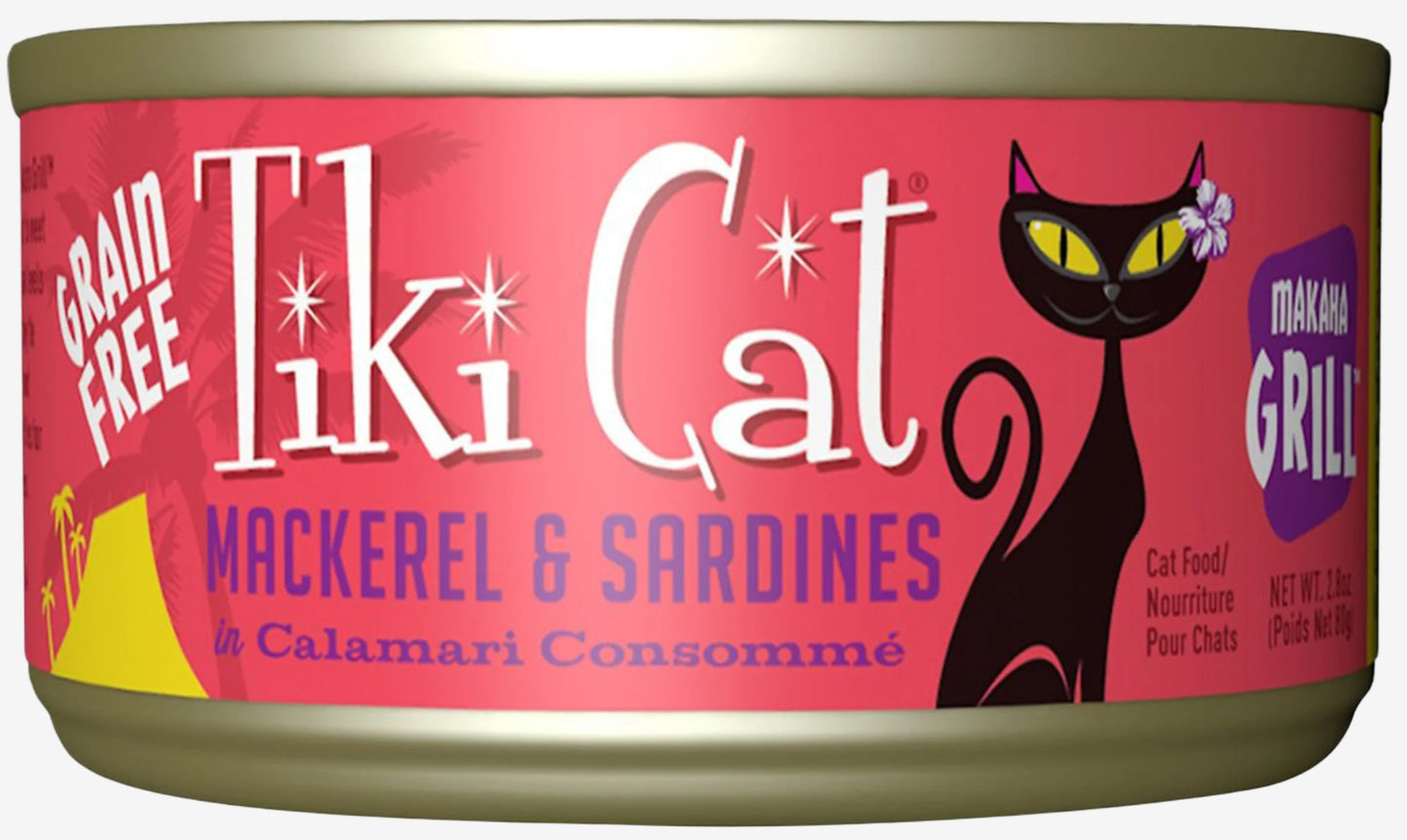 Tiki Pets Cat Makaha Grill Sardine 2.8oz. (Case of 12)